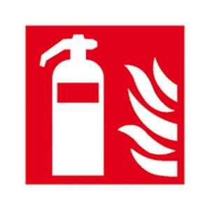 Dreifke&reg; Aufkleber Feuerl&ouml;scher ASR A1.3 DIN 7010 Folie selbstklebend 15x15cm...