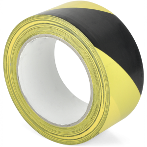 Standard-Bodenmarkierungsband WT-5160, PVC, Gelb/Schwarz, 50 mm x 33 m