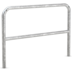 Fahrrad Anlehnbügel mit Knierohr 9220 | Stahl zn | Einbetonieren | B1200mm