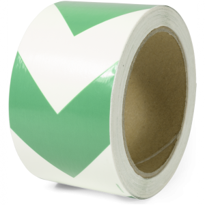 Dreifke&reg; Aufkleber Markierungsband m. gr&uuml;nen Richtungspfeilen,nachleucht.,160...