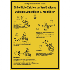 Dreifke&reg; Schild Einheitliche Zeichen zur Verst&auml;ndigung zw. Anschl&auml;ger..., Kun...