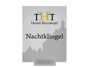 MONACO T&uuml;rschild DIN A5 hoch, Format: 210x148 mm, 1 Adapter 8 cm