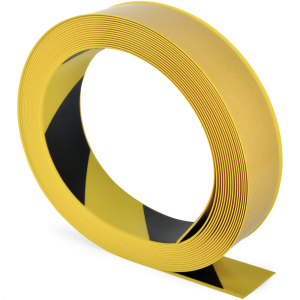 Bodenmarkierungsband WT-500 mit abgeschr&auml;gten Kanten, PVC, g/s, 50 mm x 10 m