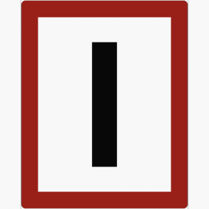 Dreifke&reg; Schild Brandmauer, Alu, 200x250 mm