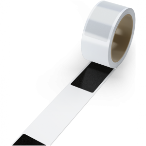 Segmentierte Bodenmarkierungsstreifen WT-5124, PVC, Schwarz, 50x220mm, Rolle 25m