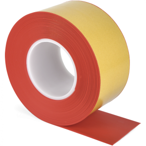 Bodenmarkierungsband WT-500 mit abgeschr&auml;gten Kanten, PVC, Rot, 75 mm x 10 m
