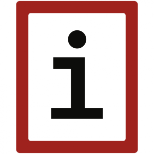 Dreifke&reg; Aufkleber Brandschutzschild Hinweisschild auf Information f&uuml;r die Fe...