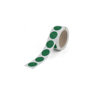Dreifke&reg; Aufkleber Markierungspunkte blanko, Polypropylenfolie, gr&uuml;n, &Oslash; 15 mm...