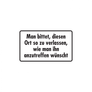 Dreifke&reg; WC-Schild, Toilettenhinweis, 120 x 200 mm, Aluminium, Alu gepr&auml;gt 1 ...