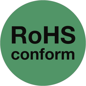 Dreifke&reg; RoHS-Kennzeichen "RoHS conform", Folie, &Oslash; 30 mm, 10 St&uuml;ck/Bogen