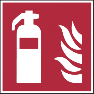 Dreifke&reg; Brandschutzzeichen, Feuerl&ouml;scher F001 | Acrylglas | 240x240 mm | ASR...
