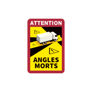 Dreifke&reg; Aufkleber KFZ-Warnmarkierung, Angles Morts (Toter Winkel), Lkw, Foli...