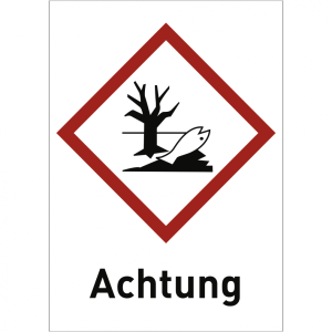 Dreifke&reg; Aufkleber Umweltgef&auml;hrlich (GHS 09) Achtung, Folie, 105x148 mm