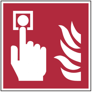 Dreifke&reg; Brandschutzzeichen, Brandmelder F005 | Folie selbstklebend, langnach...