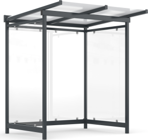 Dreifke&reg; &Uuml;berdachungssystem Dresden D2 a/a mit &Uuml;berpflasterung