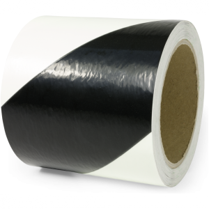 Dreifke&reg; Warnmarkierung linksweisend,Folie,langnachleuchtend/schwarz,160-mcd,...