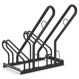 Fahrradständer mit Anlehnbügel 2502 Black Edition | 2 Räder einseitig | RA 350mm