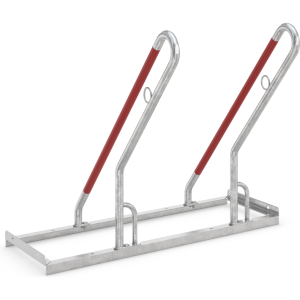 Fahrradständer mit Anlehnbügel 0502 XBF | 2 Räder einseitig | RA 500mm