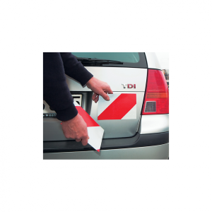 Dreifke&reg; KFZ-Warnmarkierung, 141 x 282 mm, Magnetfolie, reflektierend RA2, 4 ...