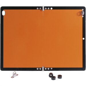 Schild Gefahrgutwarntafel, Alu, klappbar, 400x300 mm