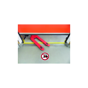 Dreifke&reg; Fu&szlig;bodenaufkleber, Antirutsch "F&uuml;r Flurf&ouml;rderzeuge verboten", &Oslash;30cm,...