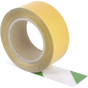 Universelles Bodenmarkierungsband WT-5125, PVC, Gr&uuml;n/Wei&szlig;, 50 mm x 10 m