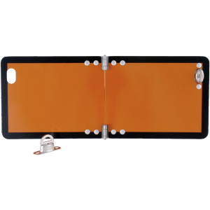 Schild Kleine Gefahrgutwarntafel, klappbar, Aluminium, reflektierend, 300x120 mm