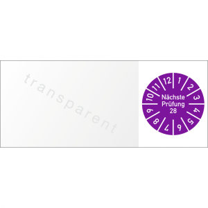 Dreifke&reg; Kabelpr&uuml;fplakette N&auml;chste Pr&uuml;fung 2028, Folie, 60x25 mm, 10 St&uuml;ck/Bogen