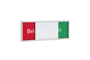 ROM T&uuml;rschild Besetzt Frei (bitte nicht st&ouml;ren) | Anzeige quer | Aluminium | ...