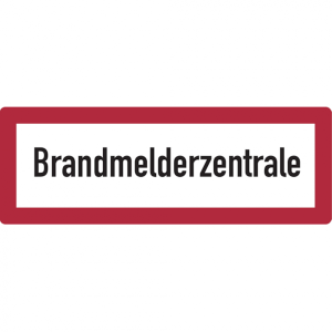 Dreifke&reg; Aufkleber Feuerwehrschild, Brandmelderzentrale - DIN 4066 | 297x105 ...