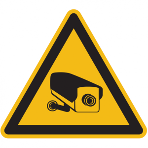 Dreifke&reg; Warnschild, Warnung vor Video&uuml;berwachung - praxisbew&auml;hrt | Folie sel...