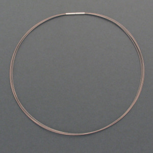 Edelstahl-Reif 5-fach Länge 42 cm - Silber - stahlgrau - matt