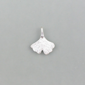 Anhänger Ginkgo-Blatt aus Silber