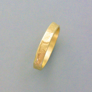Gussring 3,5 mm in Gelbgold