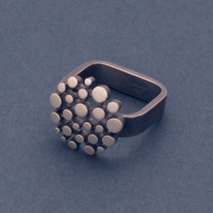 Silberring Pusteblume, klein