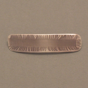 Silber-Brosche Teppich - extravagant - matt
