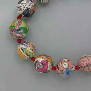 Kette Comic - Kunststoff - bunt - jugendlich