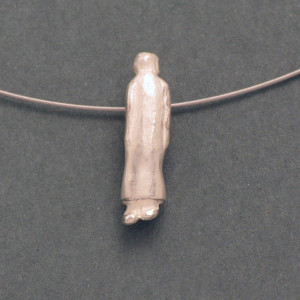 Engel am Reif, Silber - dezent - matt