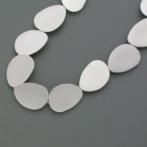 Collier Silber-Fläche - aktuell - matt
