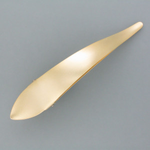 Haarclip golden klein - Messing
