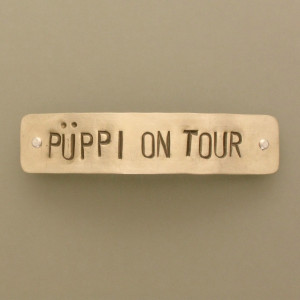 Haarspange "Püppi On Tour" - Neusilber - gold - aktuell