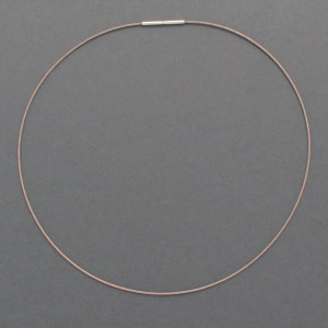 Edelstahlreif 1-fach Länge 42 cm - Silber - matt