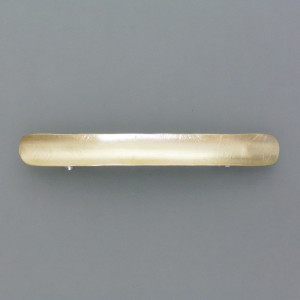 Haarspange Messing konkav, klein - gold - aktuell - matt