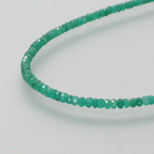 Smaragd-Kette - Gold - grün - edel