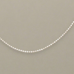 Silber-Kette Kügelchen Länge 42 cm - dezent