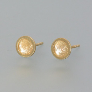 Ohrstecker Gold-Schale - Gelbgold - aktuell - matt