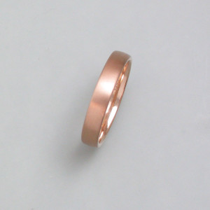 Ring aus Rotgold - Gold - rosé - dezent - matt
