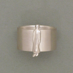 Silber-Ring zarter Engel