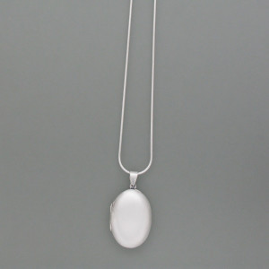 Silber-Medaillon mittel
