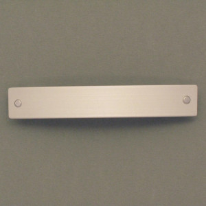 Haarspange Aluminium - Neusilber - aktuell - matt
